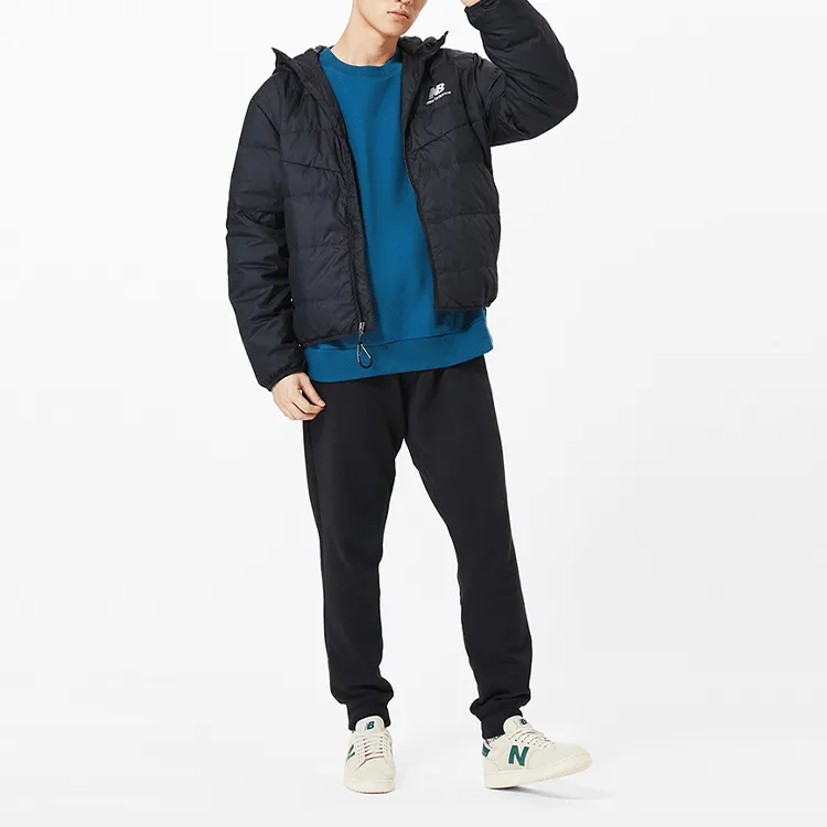 New Balance Casual Down Jacket Down Jackets Men Black-4