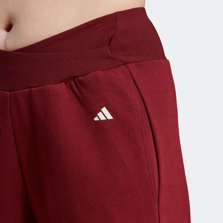 Adidas Sport Performance Knitted Sports Pants Women's Red-5