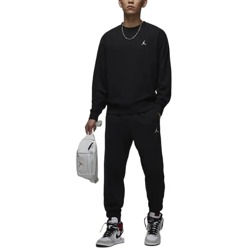 Jordan Brooklyn Fleece Sweatshirt Men's Black-1