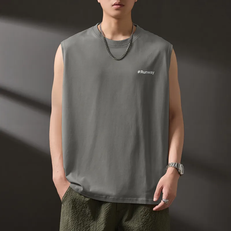 WOOD SOON Tank Tops Men-15