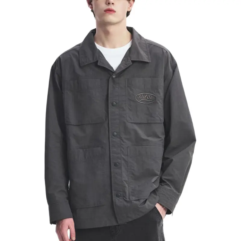 MLB Varsity Boston Red Sox Shirt Unisex Dark Gray-4