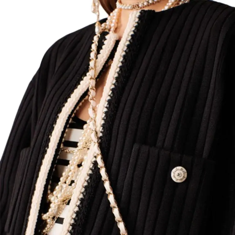 CHANEL SS22 Knitwear Women's Black-3