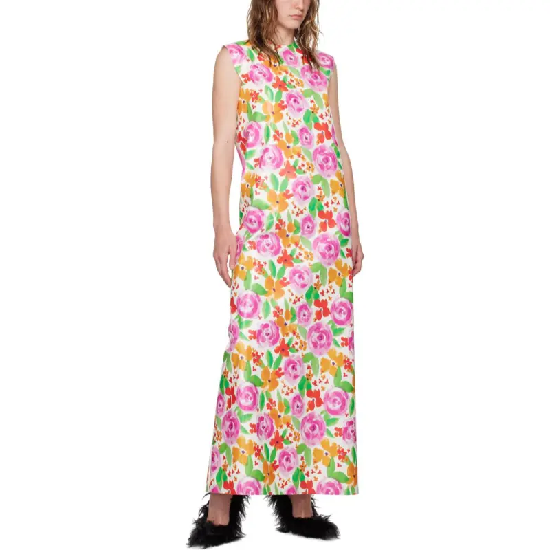 Balenciaga Sleeveless Dress Women's Pink-3