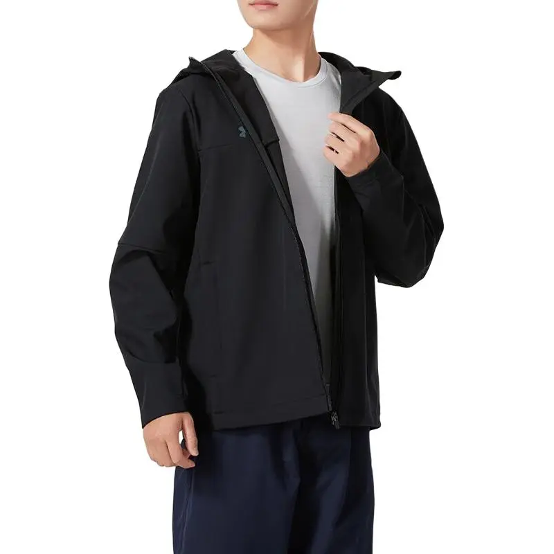 Under Armour Jackets Coats Men's Black Comes With Survival Wristbands-2