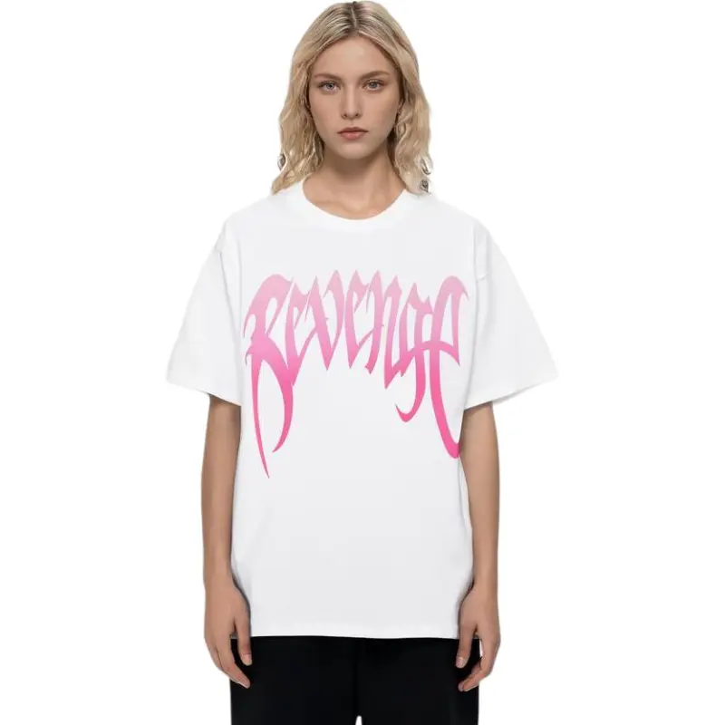 Revenge T Shirts Unisex White-2