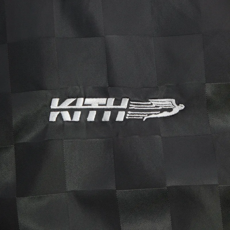 KITH Checkered Satin Kieran Coaches Jacket-2