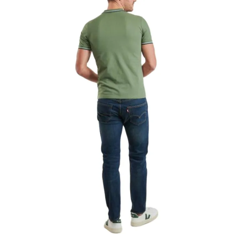 Kappa Polo Shirt Men's Olive Green-2