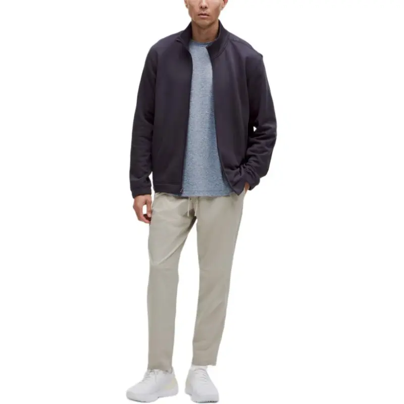 Lululemon Zeroed In Track Jacket Fleece Jackets Coats Men's Black-10