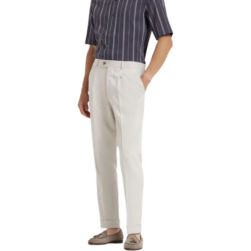 Brunello Cucinelli Twill Trousers-2