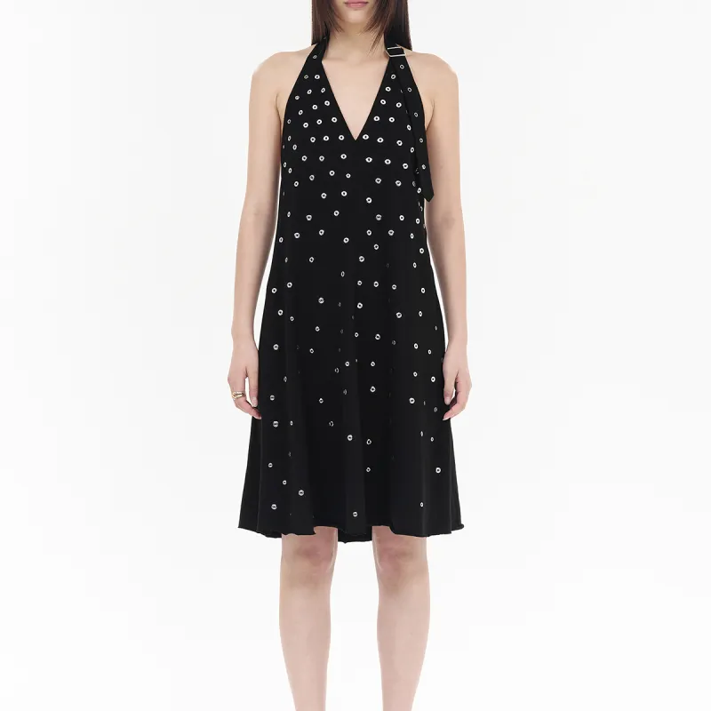 WE11DONE Slip Dresses Women's Black-4
