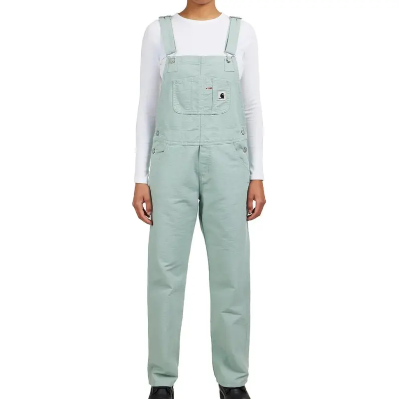 Carhartt WIP FW24 W' Bib Overall Straight Overalls Women's Frosted Green-5