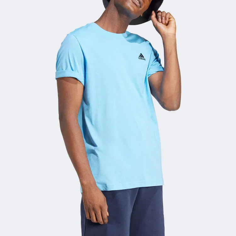 Adidas T Shirts Men Blue-2