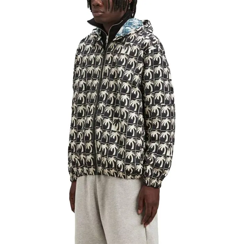 PALM ANGELS Palm Printed Zipped Jacket-5