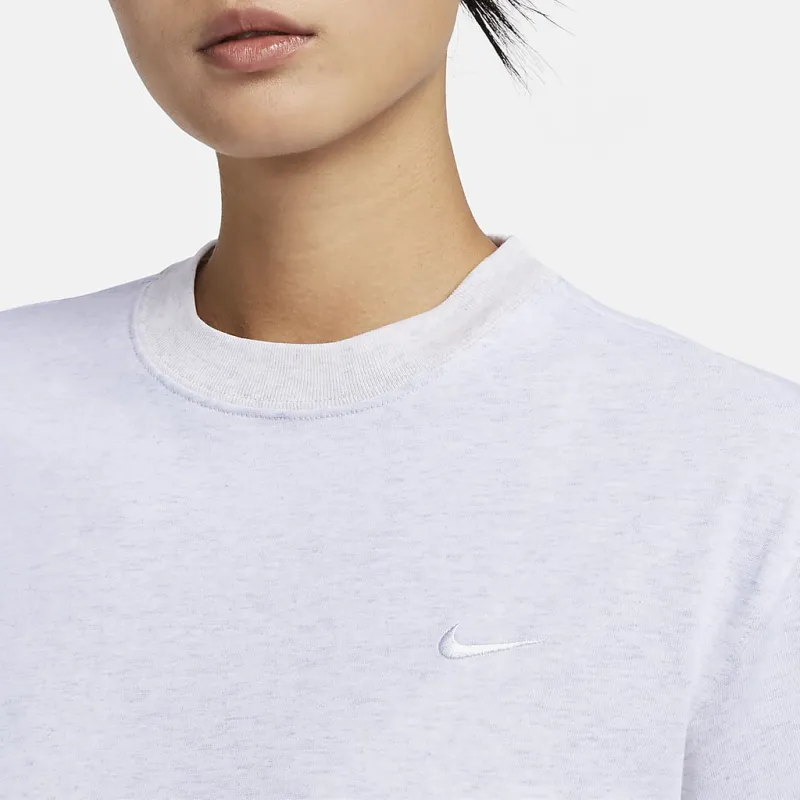 Nike Drop Shoulder Sleeve T Shirt Women's Birch Heather-3
