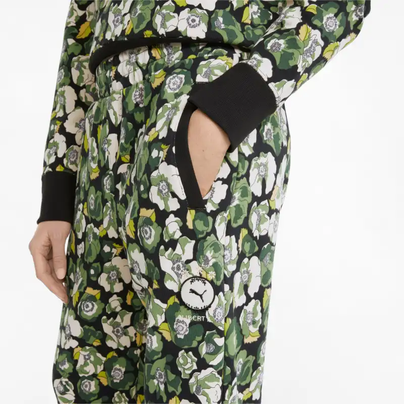 PUMA X Liberty Co-branded SS23 Casual Pants Women's Green-5