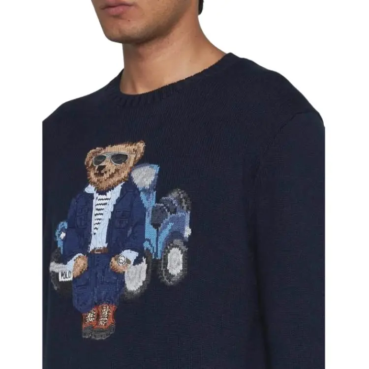 Polo Ralph Lauren Polo Bear Embroidered Crewneck Jumper-4