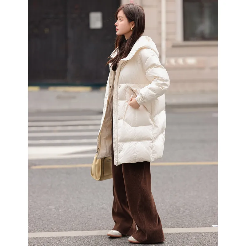 Mo Han Yi Mei Down Jacket Women's Ecru-3