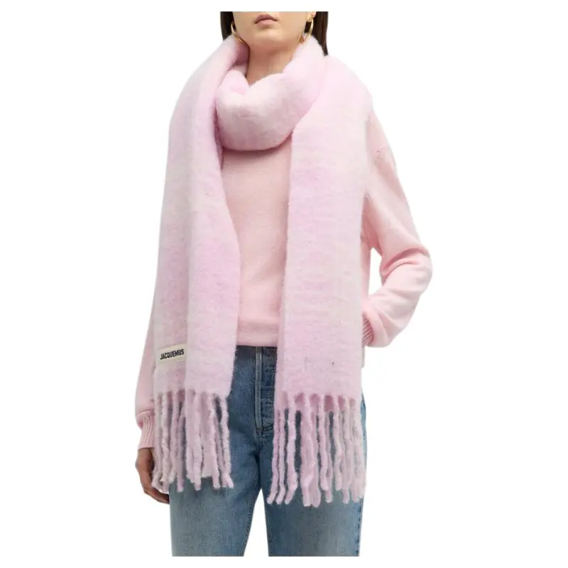 Jacquemus Knit Scarves Women's Pink-1