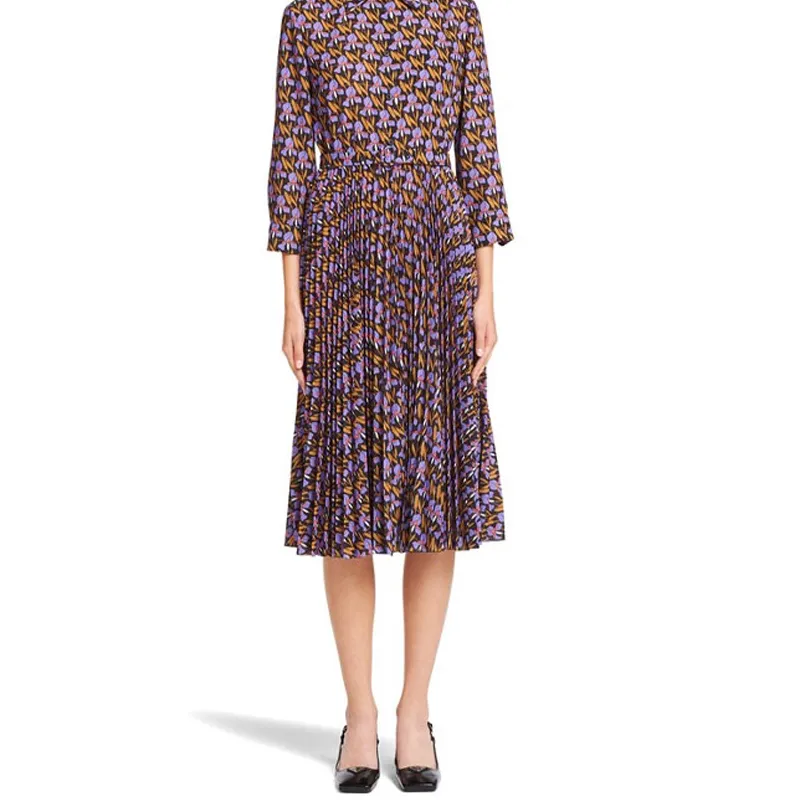 PRADA FW21 Long-Sleeved Dresses Women's Multicolor-1