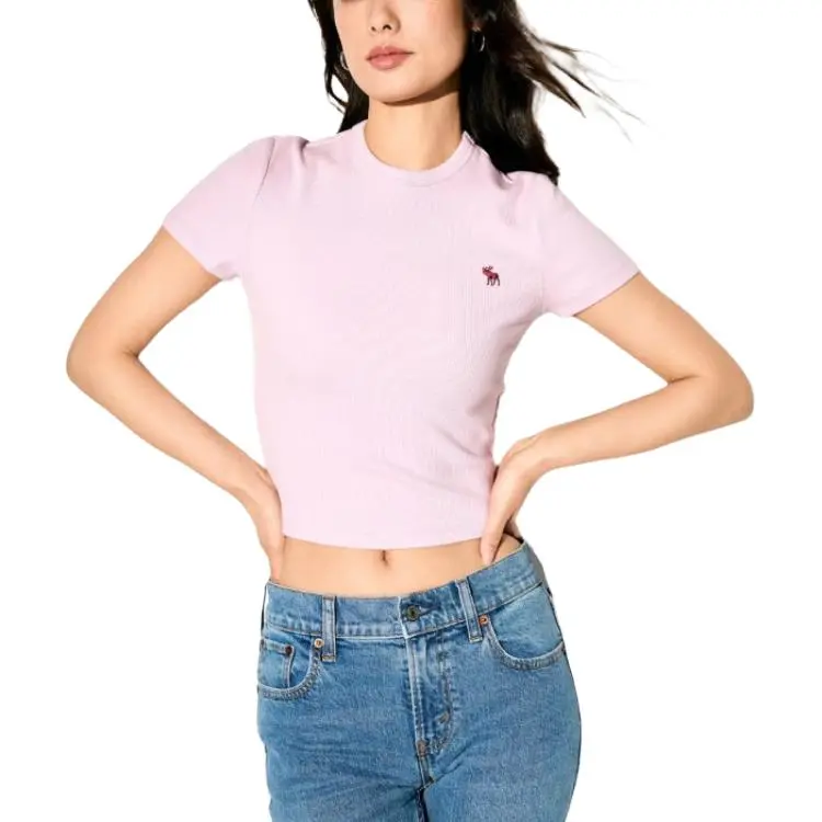 Abercrombie＆Fitch T Shirt Women's Purple-3