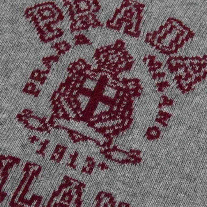 PRADA Logo intarsia Sweater-5