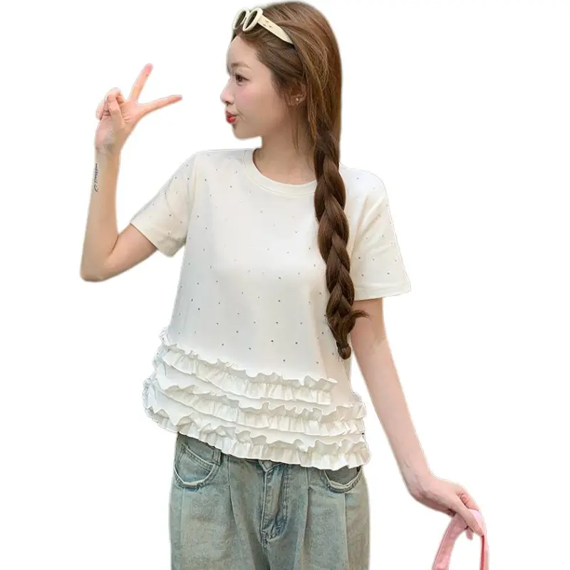 Flowers In Water T Shirt Women's-4