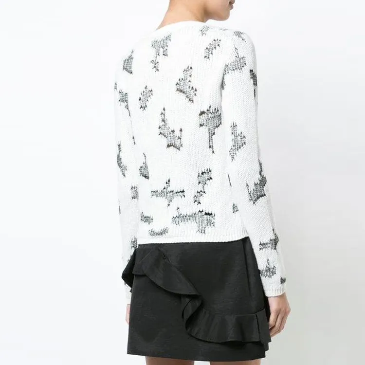SAINT LAURENT Cashmere Sweater Women's White-2