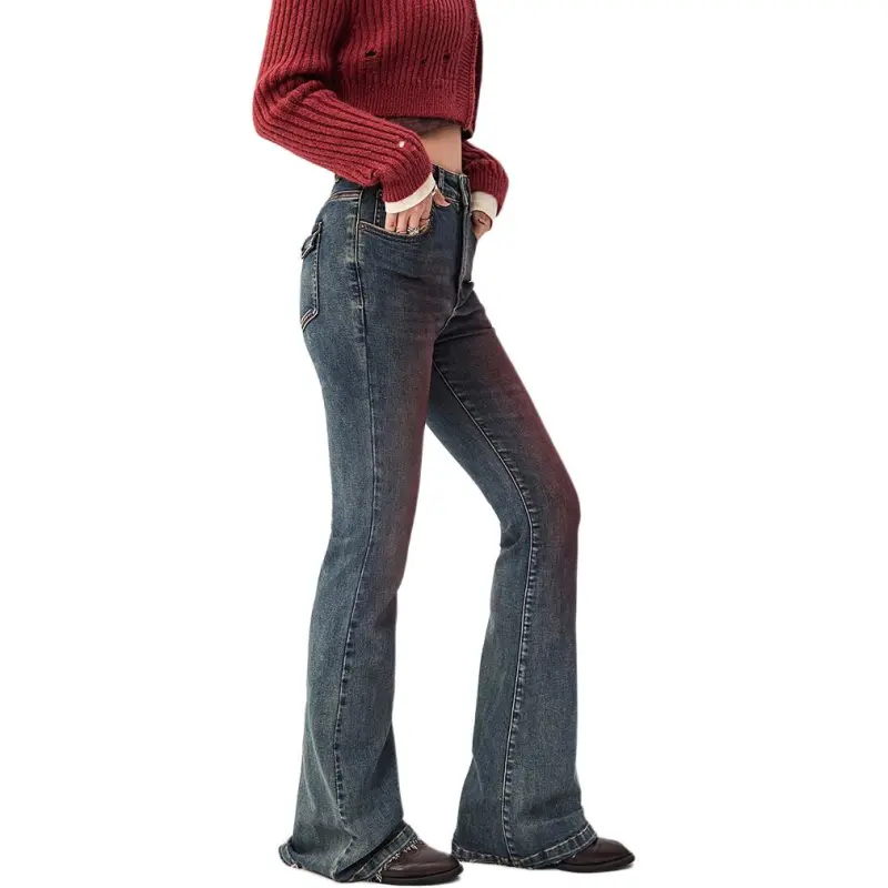 CHUU Jeans Women's Medium Denim Blue-2