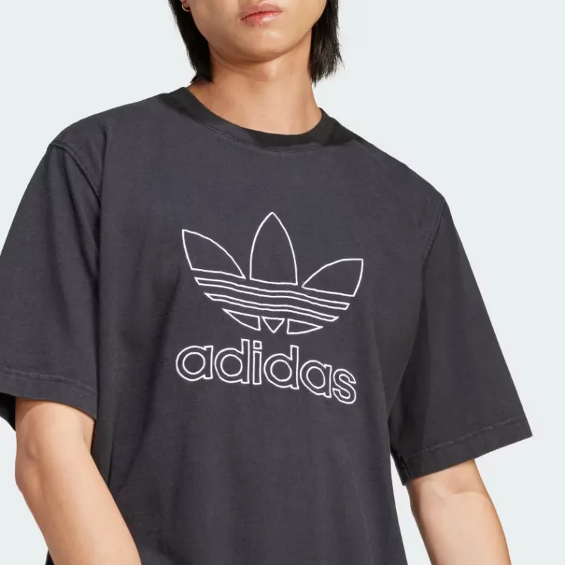 Adidas Adicolor Outline Trefoil Tee-3