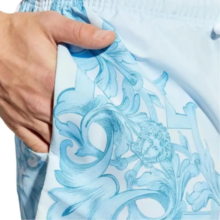 VERSACE Ornamental print Swim Shorts-3