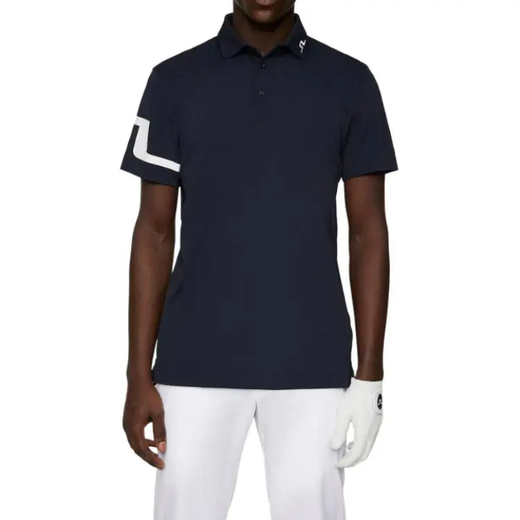 J.Lindeberg Polo Shirt Men's Marine Blue-3