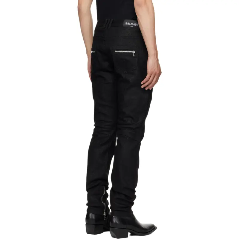BALMAIN Jeans Men Black-1