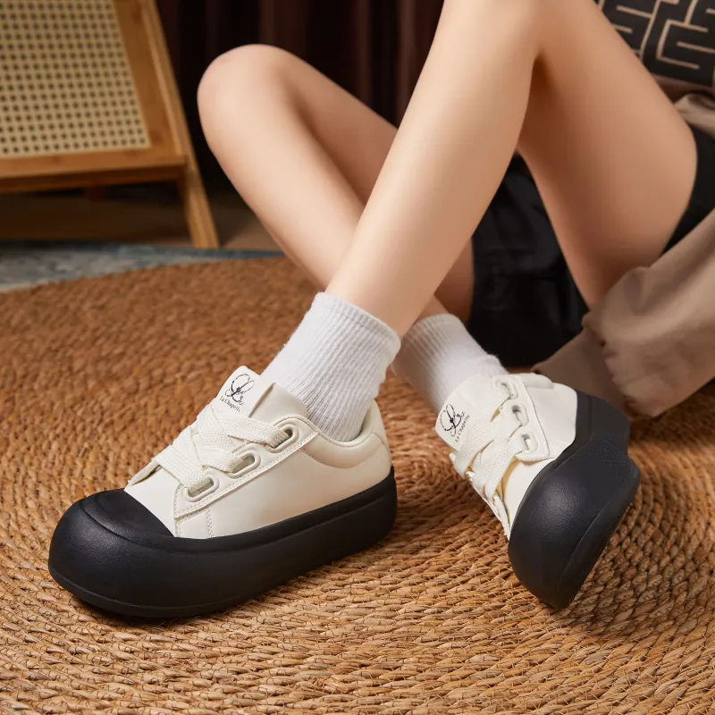 La Chapelle Height Increasing Lightweight Low-Top Skateboard Shoes Women's-18
