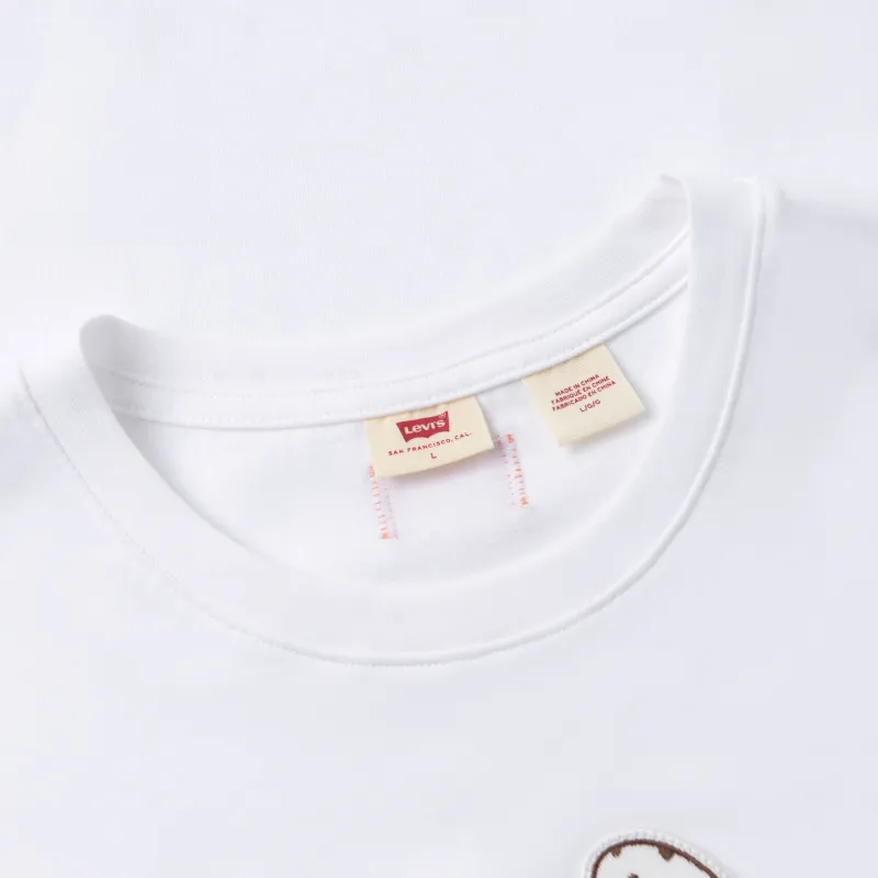 Levis T Shirts Men White-2