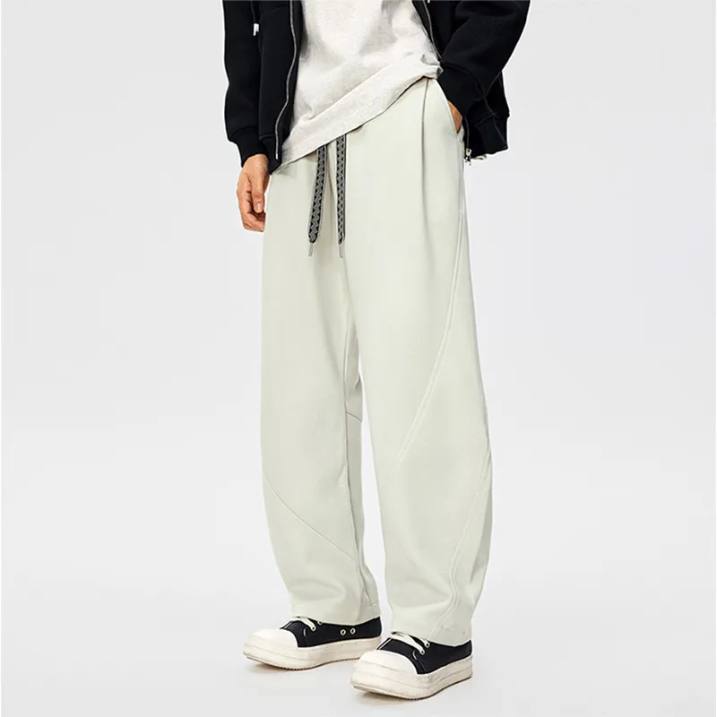 GTRG Casual Pants Unisex Light Wheat-4