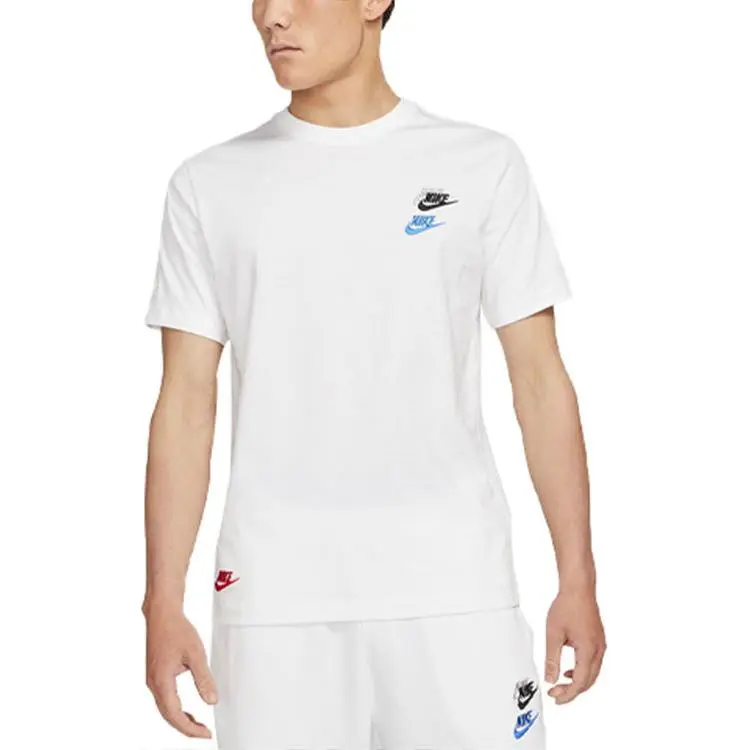 Nike T Shirts Men White-2