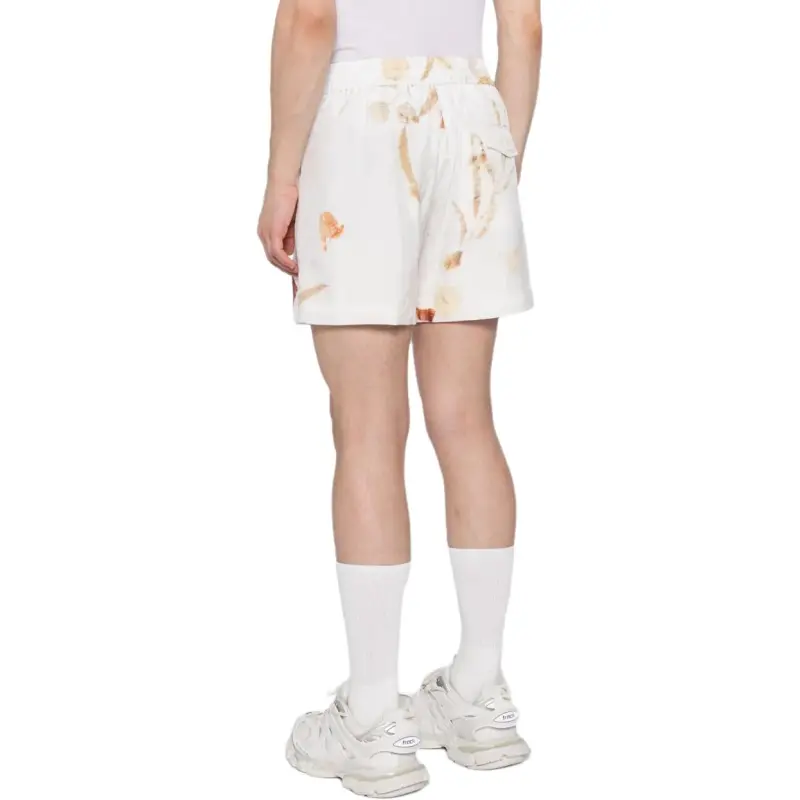 Feng Chen Wang Abstract print Drawstring Shorts-4