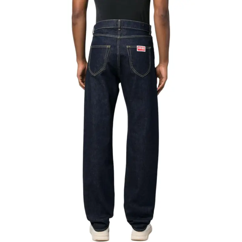 KENZO Asagao Straight leg Jeans-3