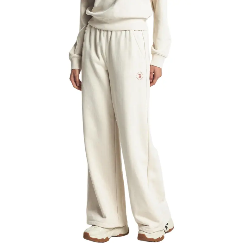 MLB Basic Boston Red Sox Casual Pants Women's Dark Cream-3