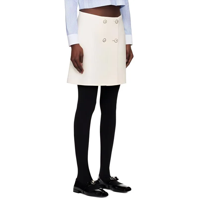 VERSACE Casual Short Skirts Women's White-3
