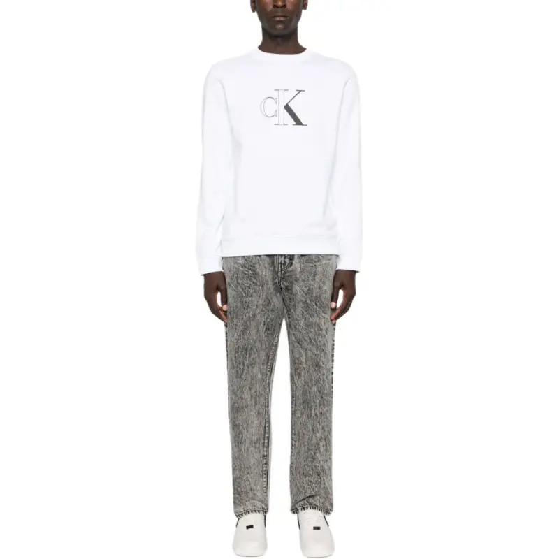 Calvin Klein Logo print Jersey Hoodie-3