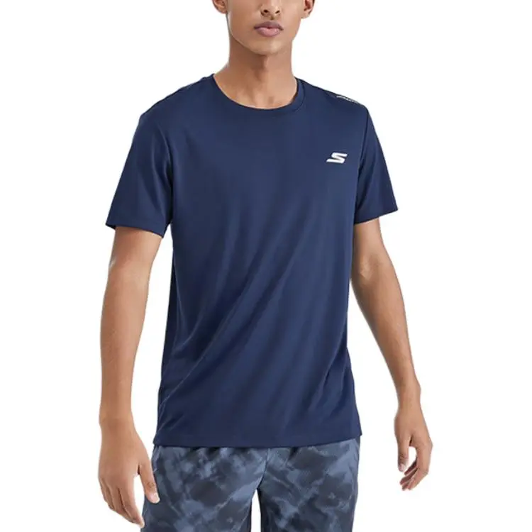 Skechers GODRI T Shirt Men's Medieval Blue/007D-2