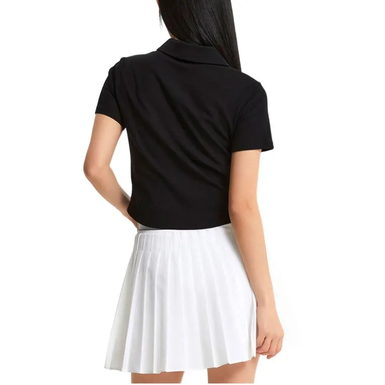 New Balance Polo Shirt Women's Black-3