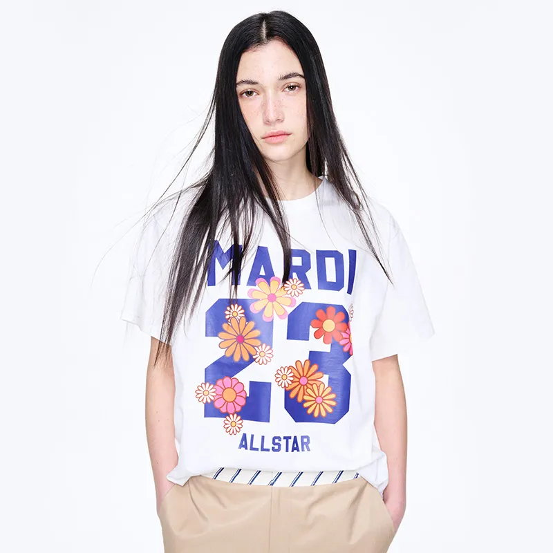 MARDI MERCREDI T-Shirt Korean Style Unisex-11