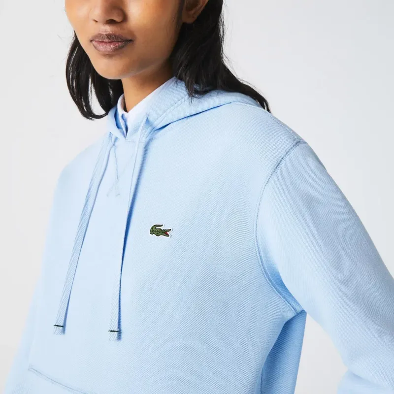 LACOSTE Crocodile Logo-patch Drawstring Hoodie-4