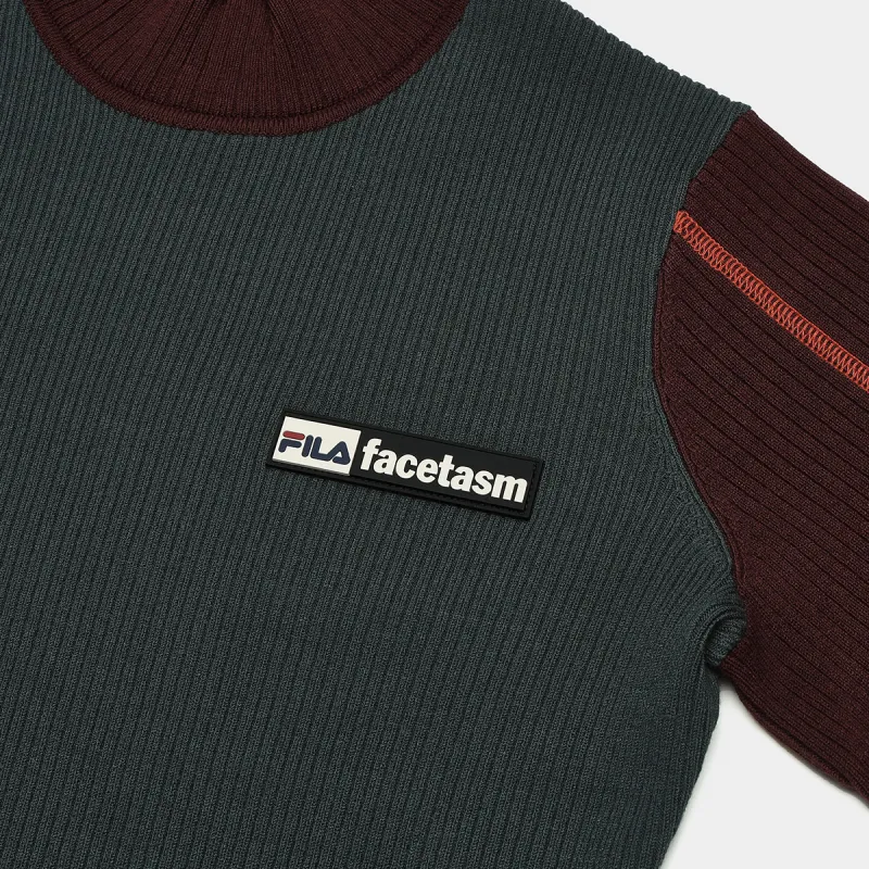 FILA FUSION x FACETASM Sweater Women's End Yellow-3