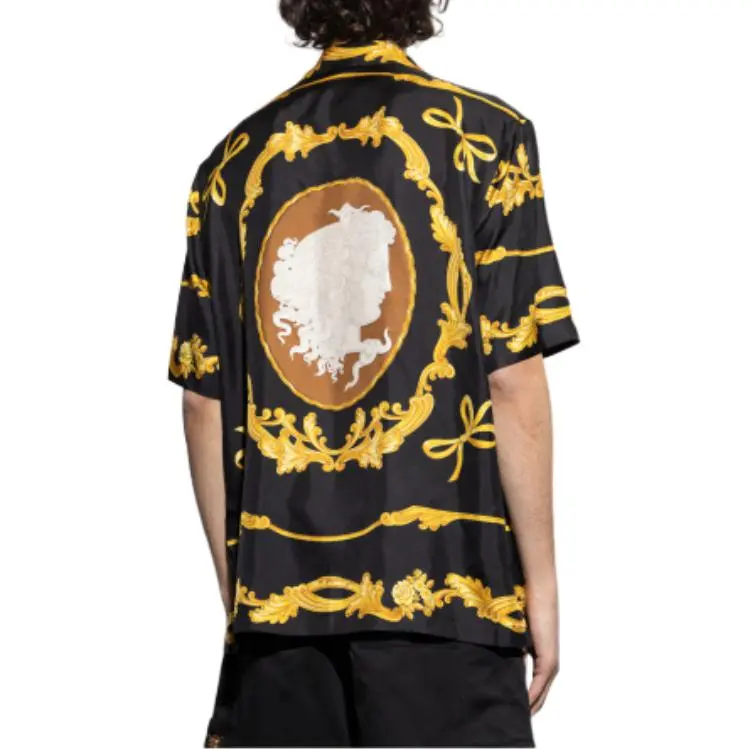 VERSACE Medusa Printed Short Sleeved Shirt-4