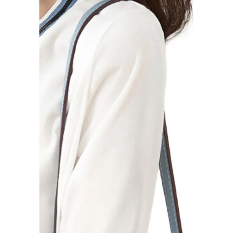 Mo Han Yi Mei Drop Shoulder Sleeve T Shirt Women's White-4