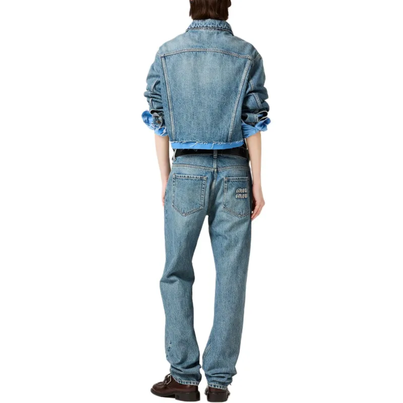 MIU MIU Denim Pants Denim-2
