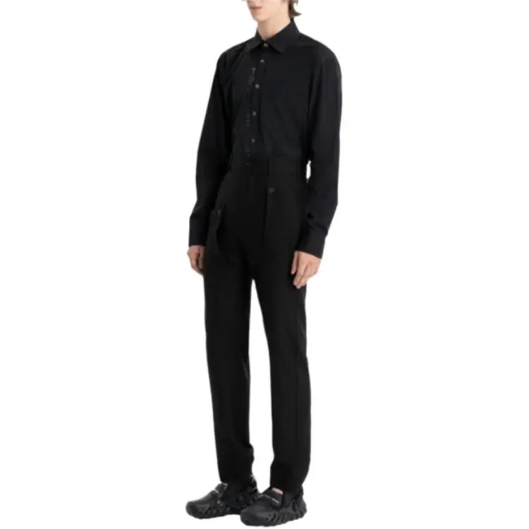 Feng Chen Wang Logo print Cotton blend Shirt-3